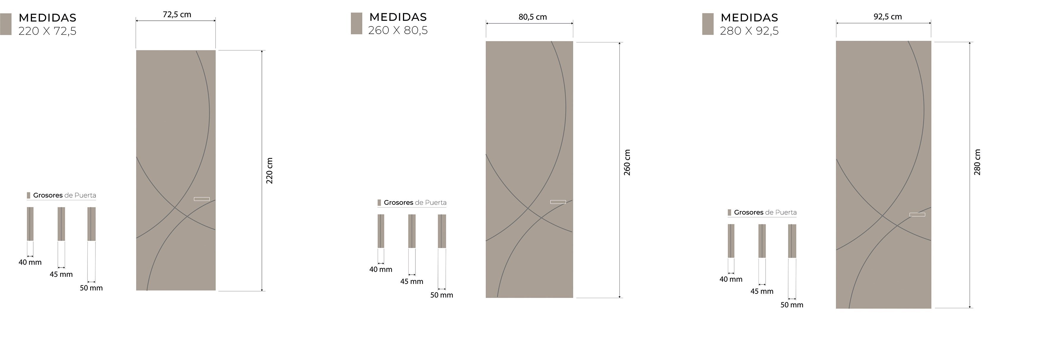 Medidas técnicas Barcelona Essencial